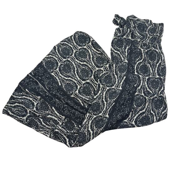 Elan Pants - Elan Boho Hippie Floral Tiered Palazzo Wide Leg Dressy Pants Women's Size M